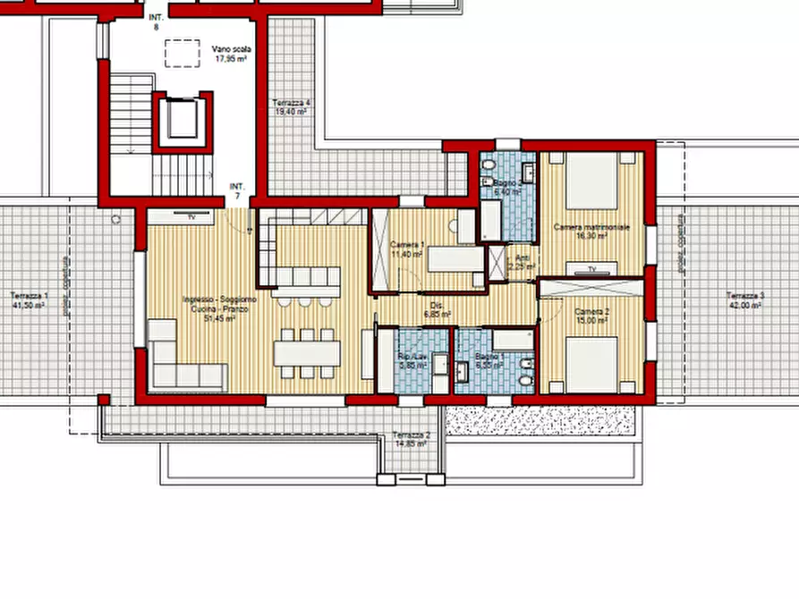 Immagine 34 di Attico in vendita  in Viale delle Terme a Abano Terme