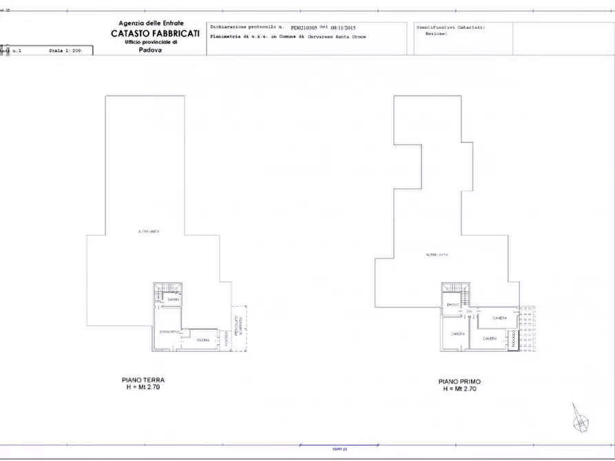 Immagine 39 di Villetta a schiera in vendita  in VIA ROMA a Cervarese Santa Croce