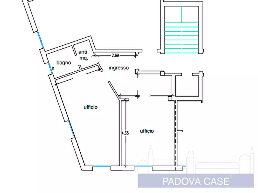 Immagine 1 di Ufficio in affitto  a Cadoneghe