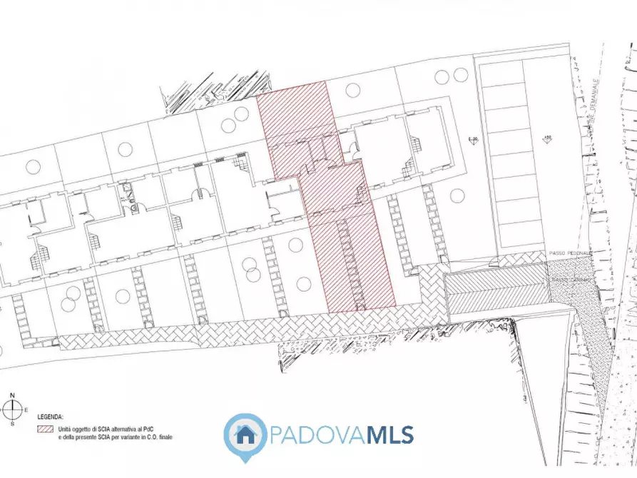 Immagine 12 di Villetta a schiera in vendita  in Lungargine Brusegana a Padova