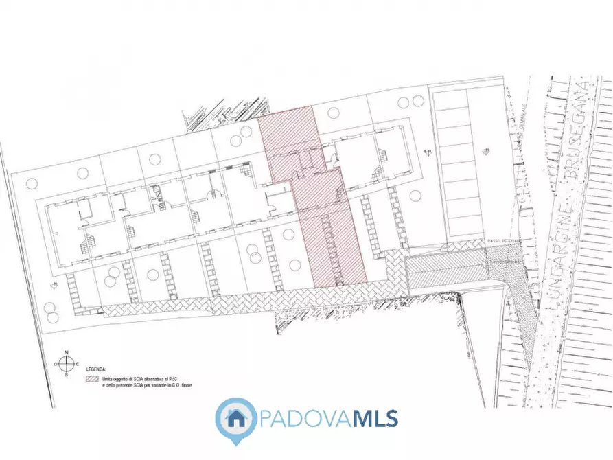 Immagine 44 di Villetta a schiera in vendita  in Lungargine Brusegana a Padova