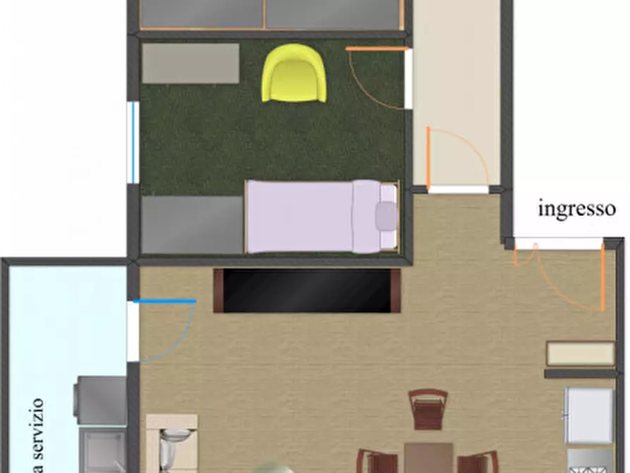 Immagine 34 di Appartamento in vendita  in Via Papa Giovanni XXIII a Castiglione Della Pescaia