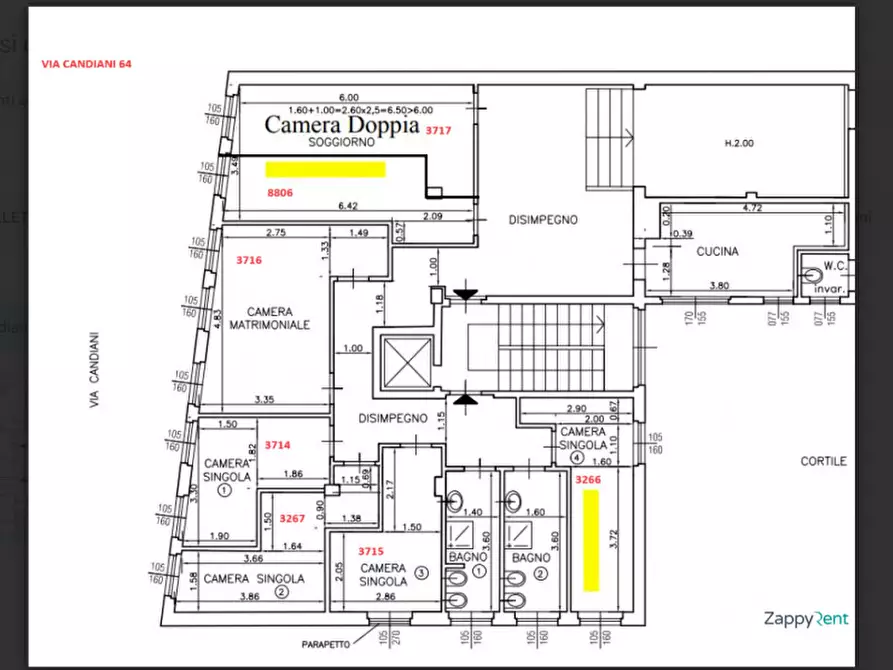 Immagine 6 di Camera in affitto  in Via Giuseppe Candiani a Milano