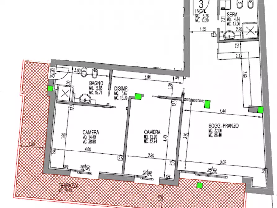 Immagine 7 di Appartamento in vendita  a Padova