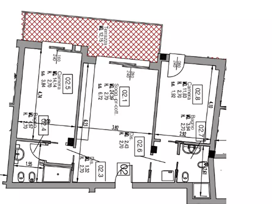 Immagine 5 di Appartamento in vendita  a Padova