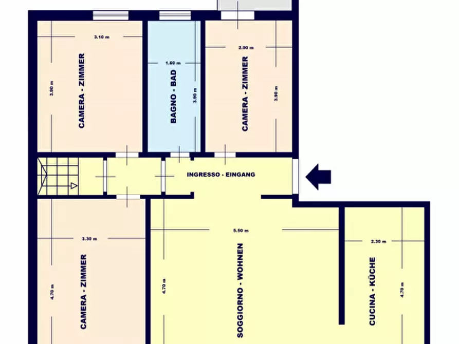Immagine 100 di Appartamento in vendita  in Via Castel Flavon - Küepachweg a Bolzano