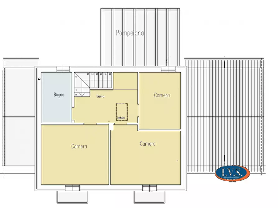 Immagine 4 di Casa trifamiliare in vendita  in Via Villavecchia 1 a Castegnero