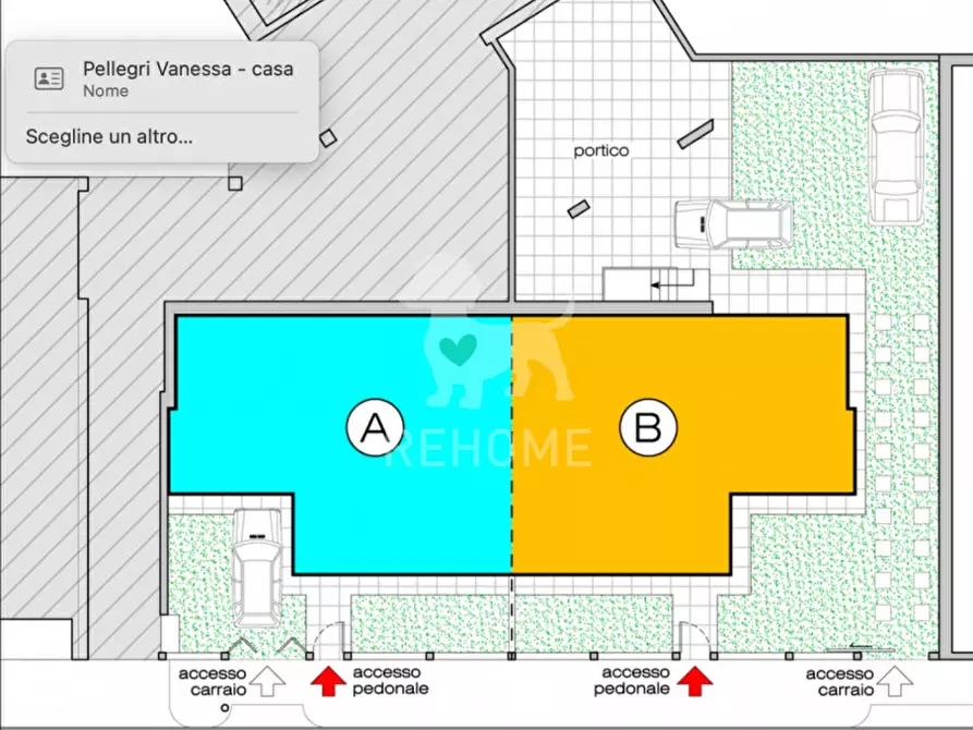 Immagine 6 di Casa bifamiliare in vendita  in Via Gaeta a Udine