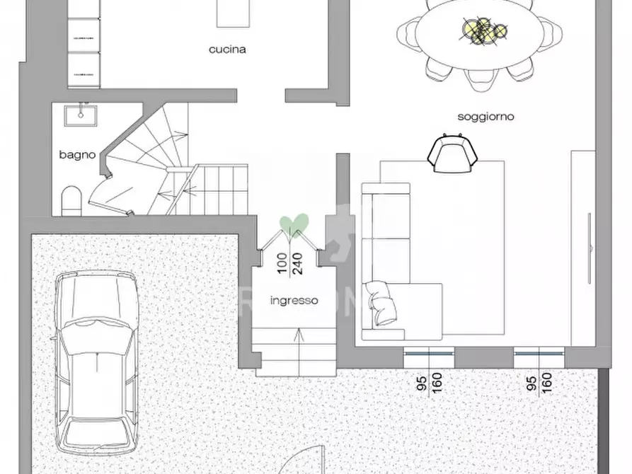 Immagine 10 di Casa bifamiliare in vendita  in Via Gaeta a Udine