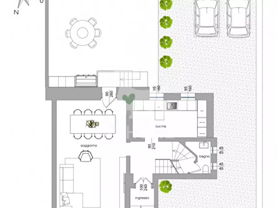 Immagine 12 di Casa bifamiliare in vendita  in Via Gaeta a Udine