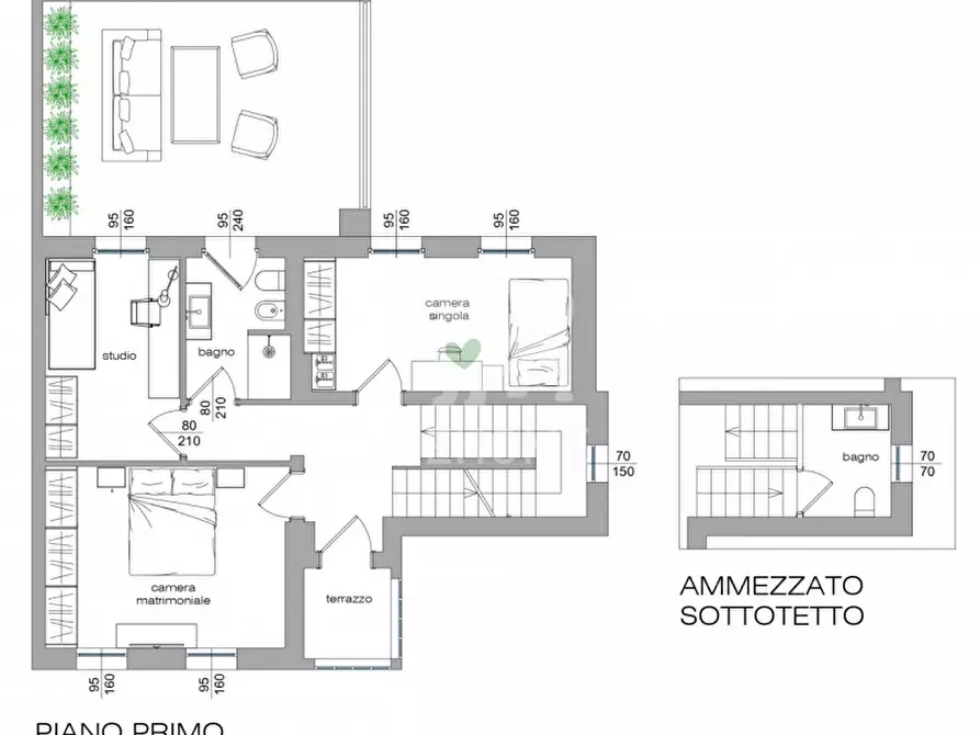 Immagine 13 di Casa bifamiliare in vendita  in Via Gaeta a Udine