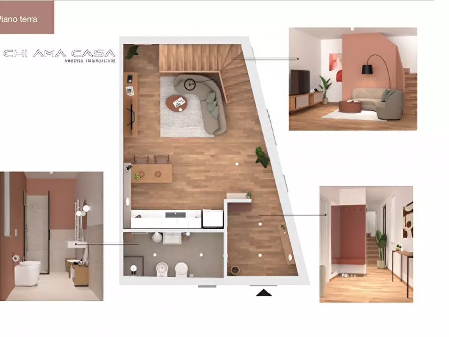 Immagine 4 di Villetta a schiera in vendita  in Via Sant'Egidio a Pesaro