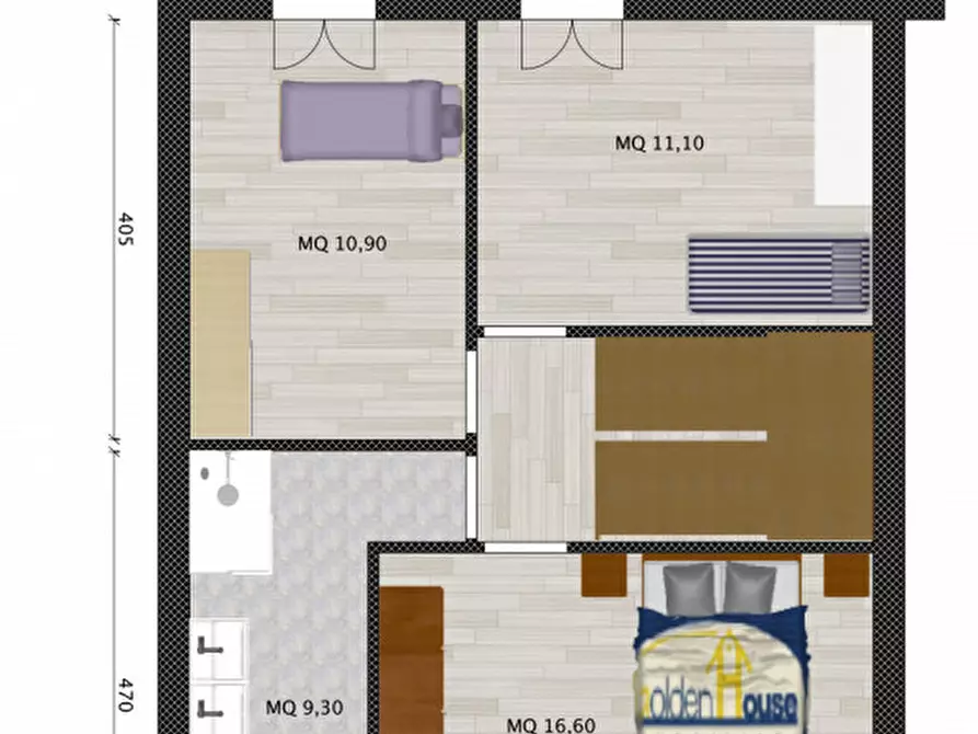 Immagine 14 di Villetta a schiera in vendita  in Via Savena Vecchia 735 a Baricella