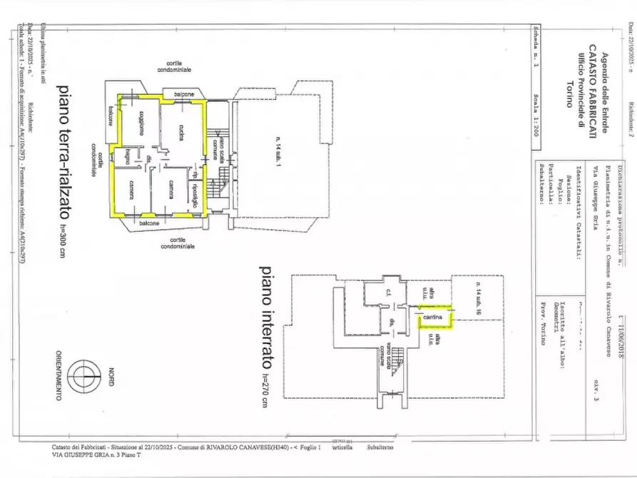 Immagine 26 di Appartamento in vendita  in Vi Giuseppe Gria, 3 a Rivarolo Canavese
