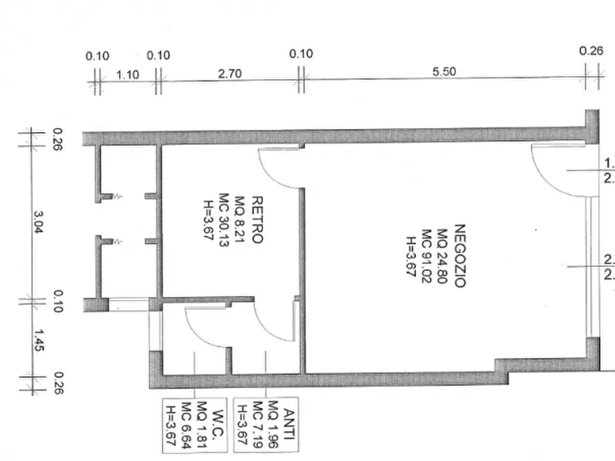Immagine 1 di Negozio in affitto  in via roma a Albignasego