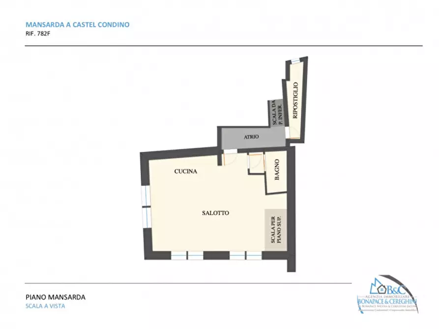 Immagine 11 di Appartamento in vendita  in Via Giovanni Prati a Castel Condino