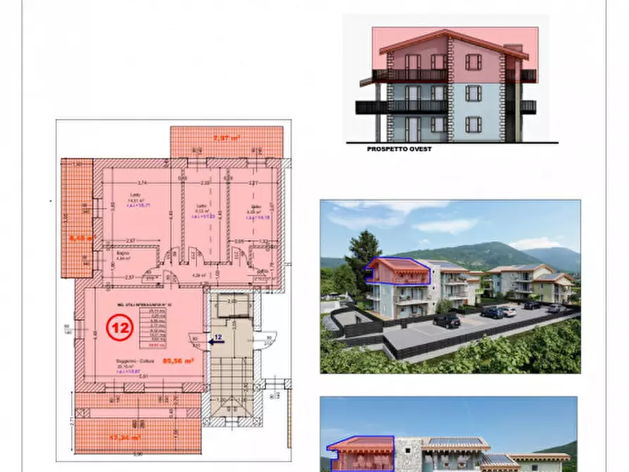 Immagine 17 di Appartamento in vendita  in Via Primo Maggio a Costermano sul Garda