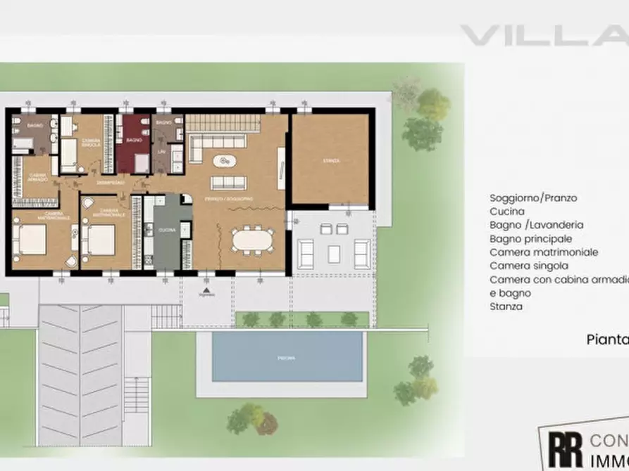 Immagine 8 di Villa in vendita  in Via Villa Tomba a Verona