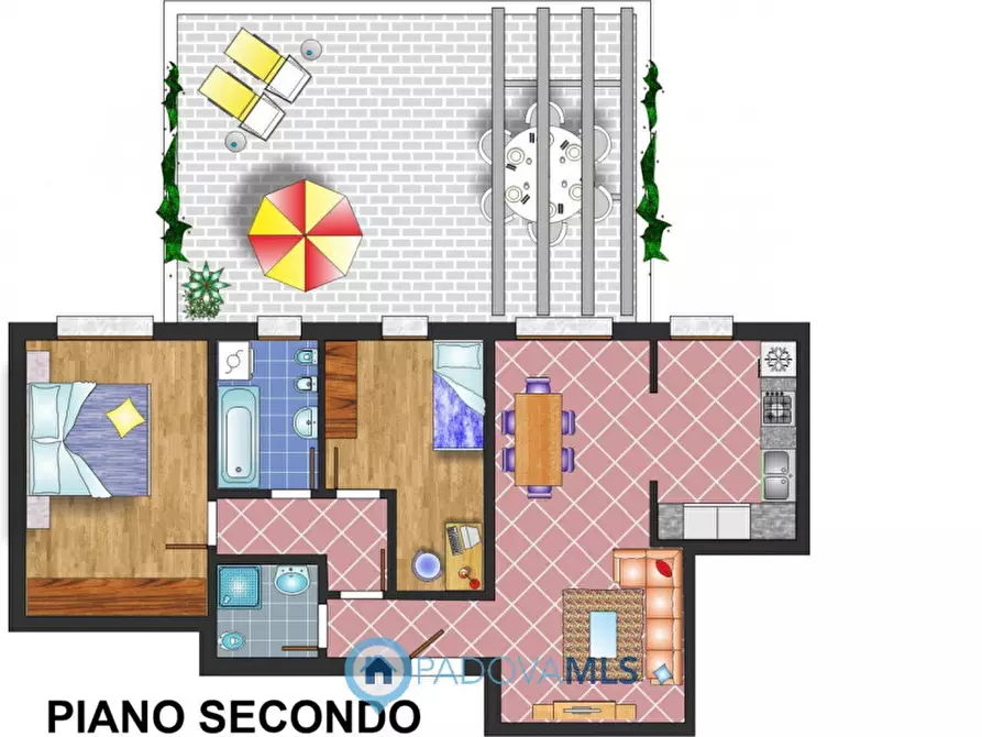 Immagine 23 di Attico in vendita  in Via Antonio Canova a Noventa Padovana