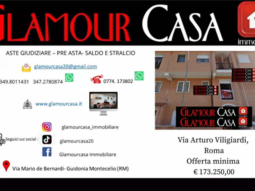 Immagine 1 di Appartamento in vendita  in Via Arturo Viligiardi a Roma