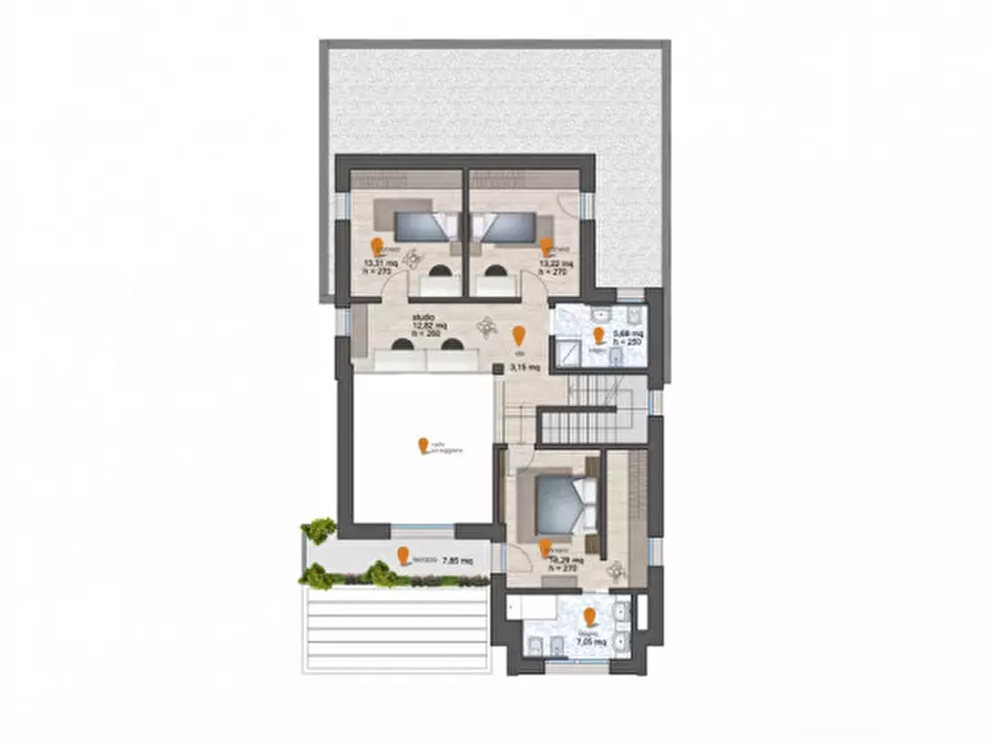 Immagine 14 di Villa in vendita  in Borgo Treviso a Castelfranco Veneto