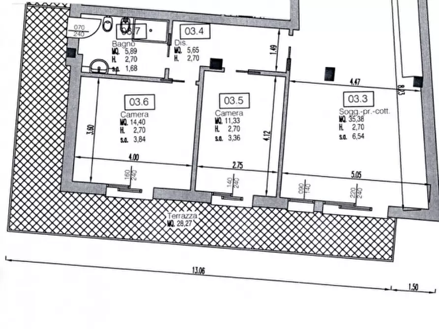 Immagine 10 di Appartamento in vendita  in Corso Milano a Padova