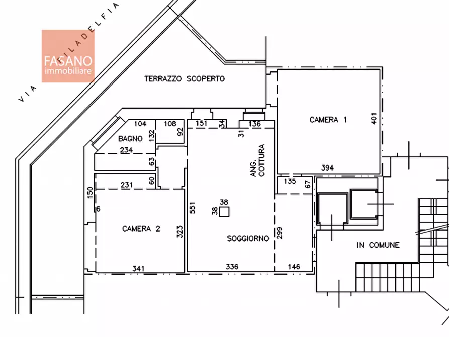 Immagine 30 di Appartamento in vendita  in Via Filadelfia 237 a Torino
