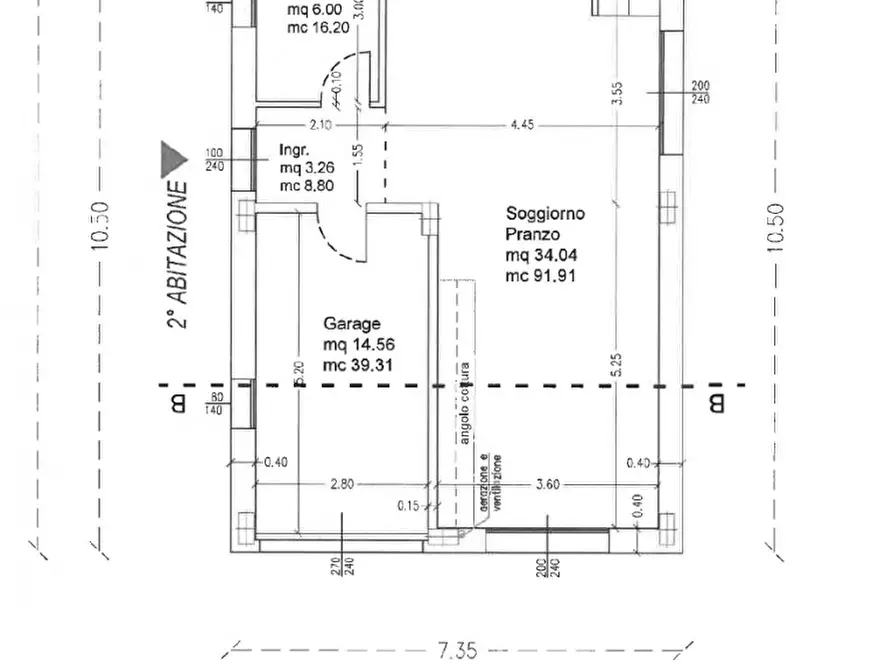 Immagine 3 di Casa bifamiliare in vendita  in Via Tommaso Salvini a Padova