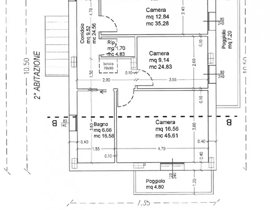 Immagine 4 di Casa bifamiliare in vendita  in Via Tommaso Salvini a Padova