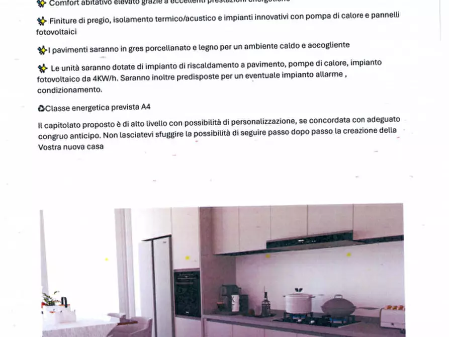 Immagine 1 di Villetta a schiera in vendita  a Caldogno