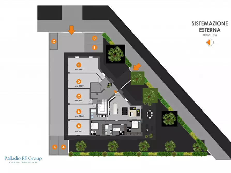 Immagine 22 di Appartamento in vendita  in via martiri delle foibe a Monticello Conte Otto