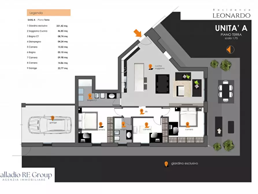Immagine 23 di Appartamento in vendita  in via martiri delle foibe a Monticello Conte Otto