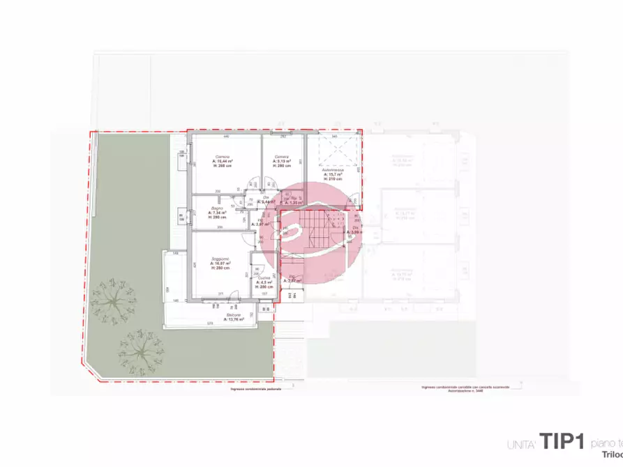 Immagine 2 di Appartamento in vendita  a Santarcangelo Di Romagna