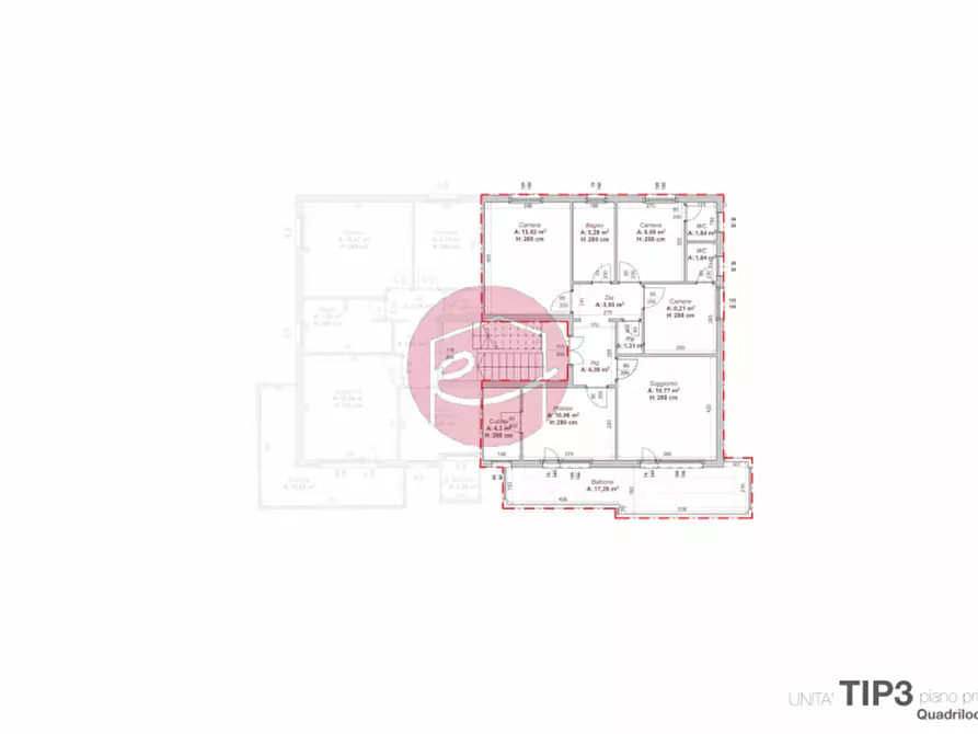 Immagine 2 di Appartamento in vendita  a Santarcangelo Di Romagna