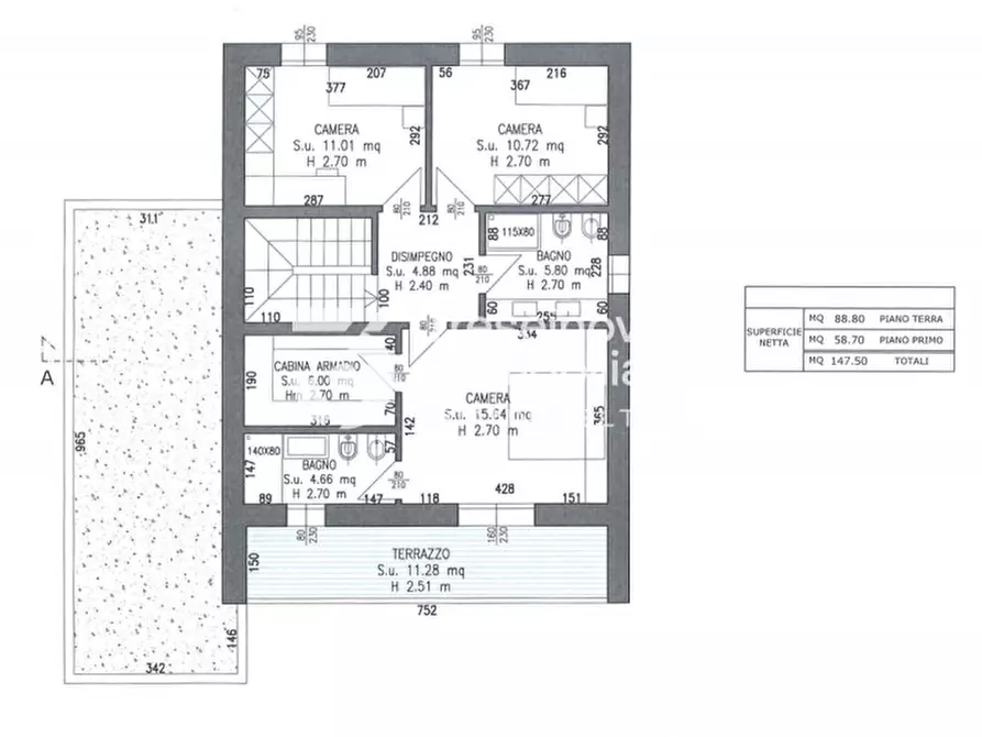 Immagine 28 di Casa bifamiliare in vendita  in Via Manzoni a Villorba