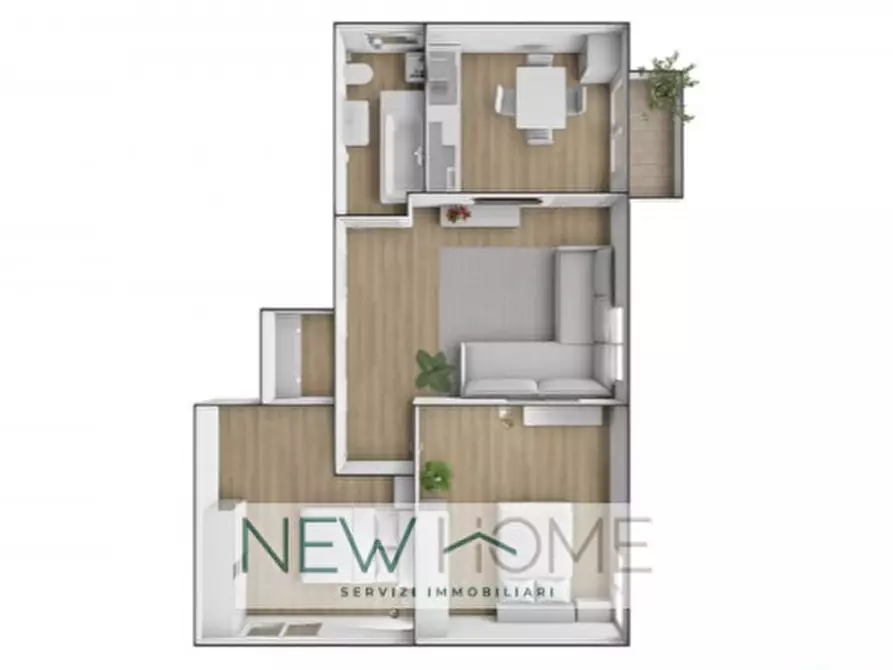 Immagine 13 di Appartamento in vendita  in via volturno 36 a Verona