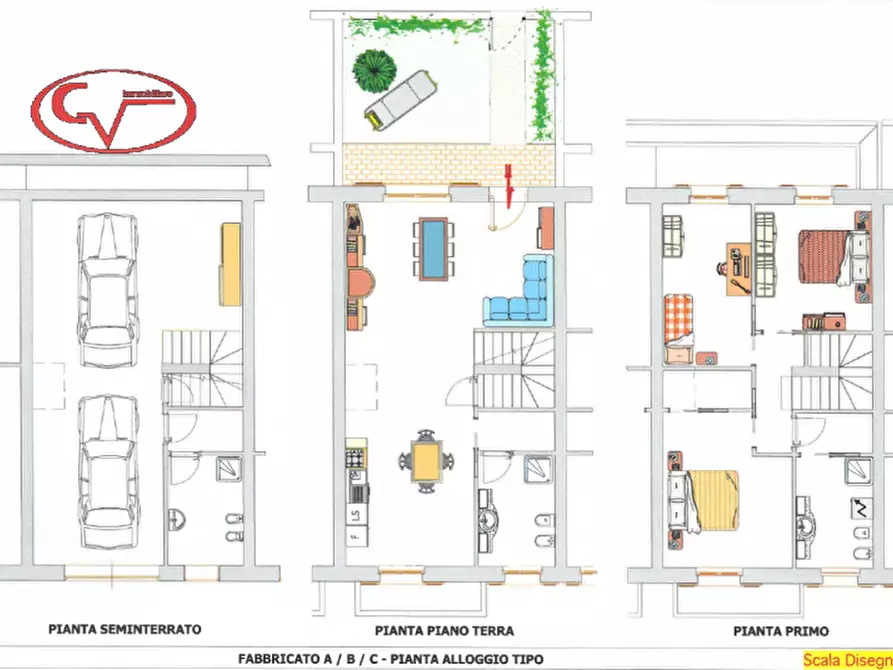 Immagine 6 di Villetta a schiera in vendita  in via di  Vacchereccia a Cavriglia
