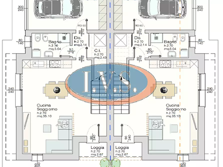 Immagine 2 di Casa bifamiliare in vendita  in Via Conciliazione 2 a Barbarano Mossano