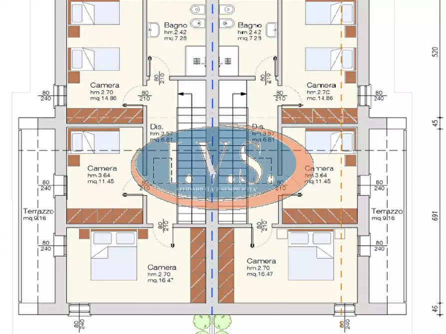 Immagine 3 di Casa bifamiliare in vendita  in Via Conciliazione 2 a Barbarano Mossano