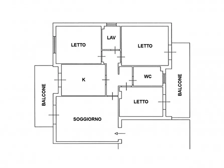 Immagine 3 di Appartamento in vendita  in Via Degli Argentieri Acesi, 6-12, 95024 Acireale CT, Italia a Acireale