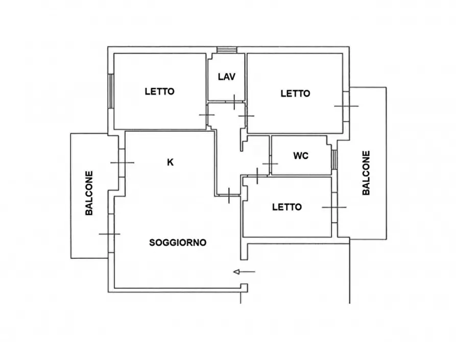 Immagine 3 di Appartamento in vendita  in Via Degli Argentieri Acesi, 6-12, 95024 Acireale CT, Italia a Acireale