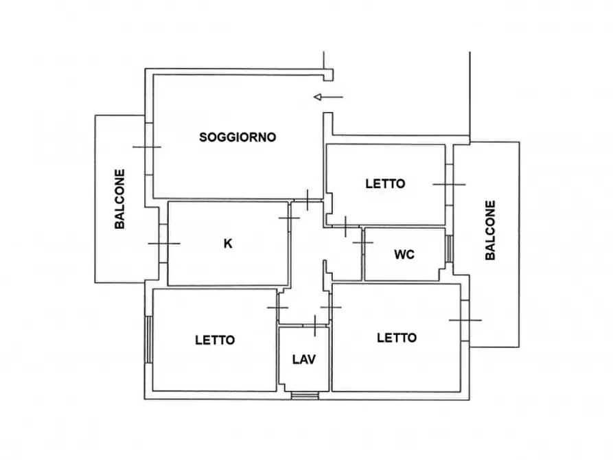 Immagine 3 di Appartamento in vendita  in Via Degli Argentieri Acesi, 14-16, 95024 Acireale CT, Italia a Acireale