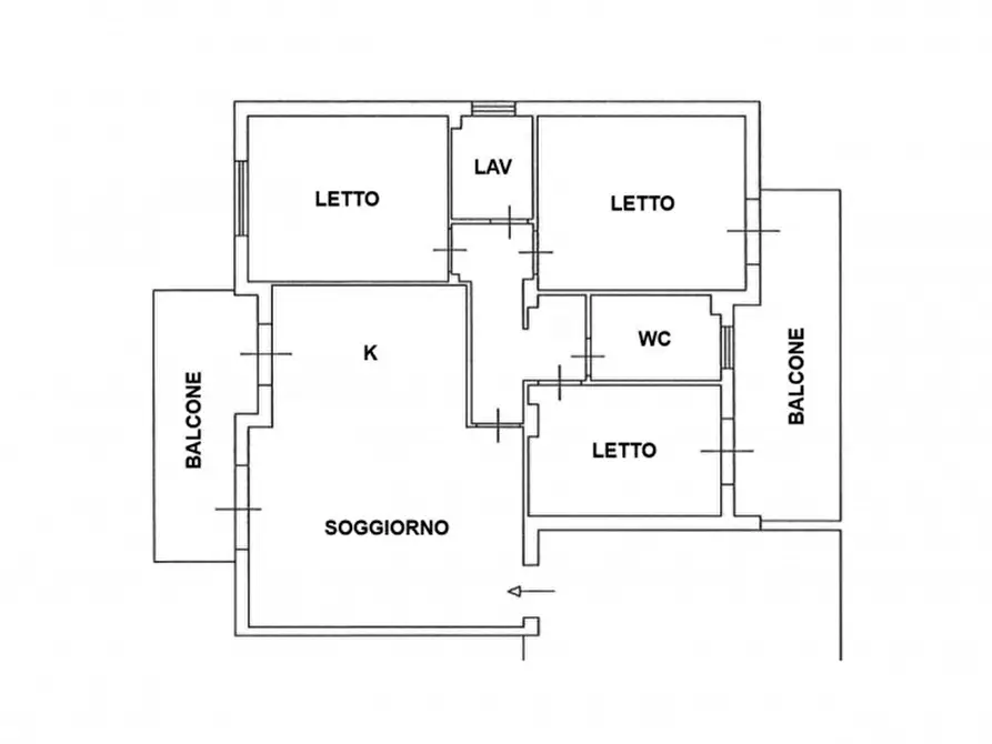 Immagine 3 di Appartamento in vendita  in Via Degli Argentieri Acesi, 6-12, 95024 Acireale CT, Italia a Acireale
