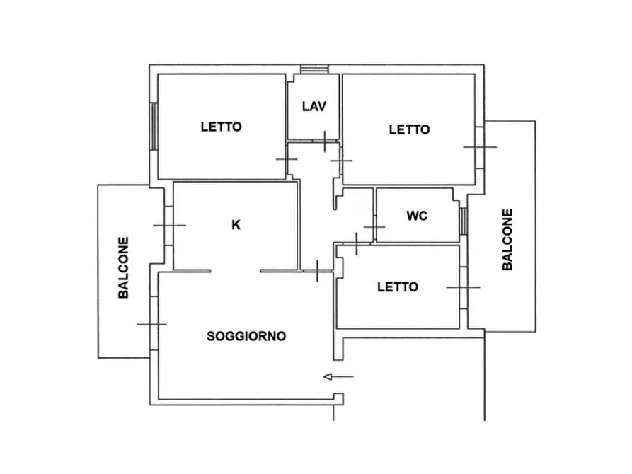 Immagine 3 di Appartamento in vendita  in Via Degli Argentieri Acesi, 6-12, 95024 Acireale CT, Italia a Acireale