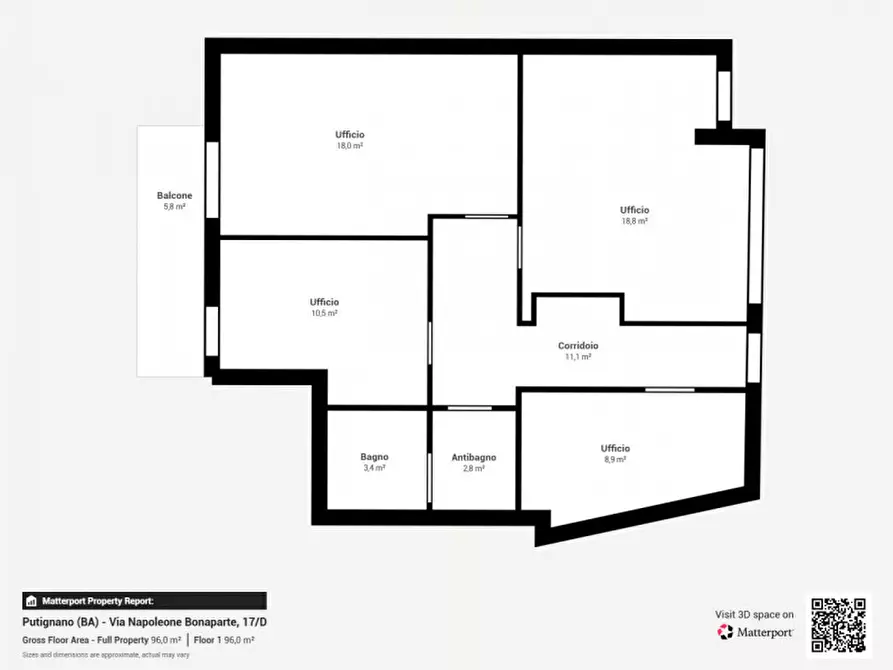 Immagine 14 di Ufficio in affitto  in Via Napoleone Bonaparte 17/D a Putignano