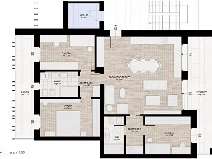 Immagine 12 di Appartamento in vendita  a San Biagio Di Callalta