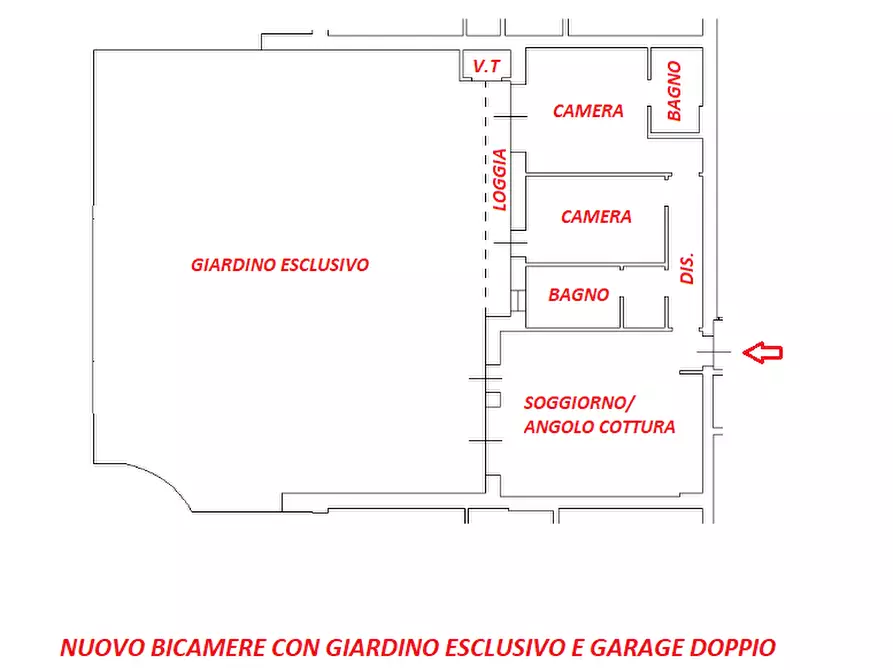 Immagine 15 di Appartamento in vendita  in via Falcone a Monteviale