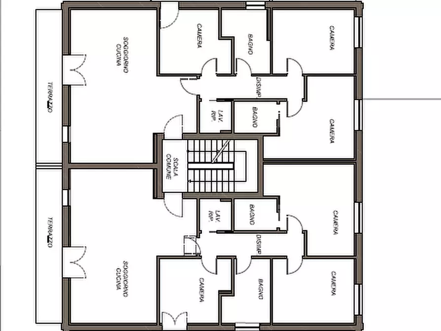 Immagine 17 di Appartamento in vendita  in Via Valle 35 a Vicenza