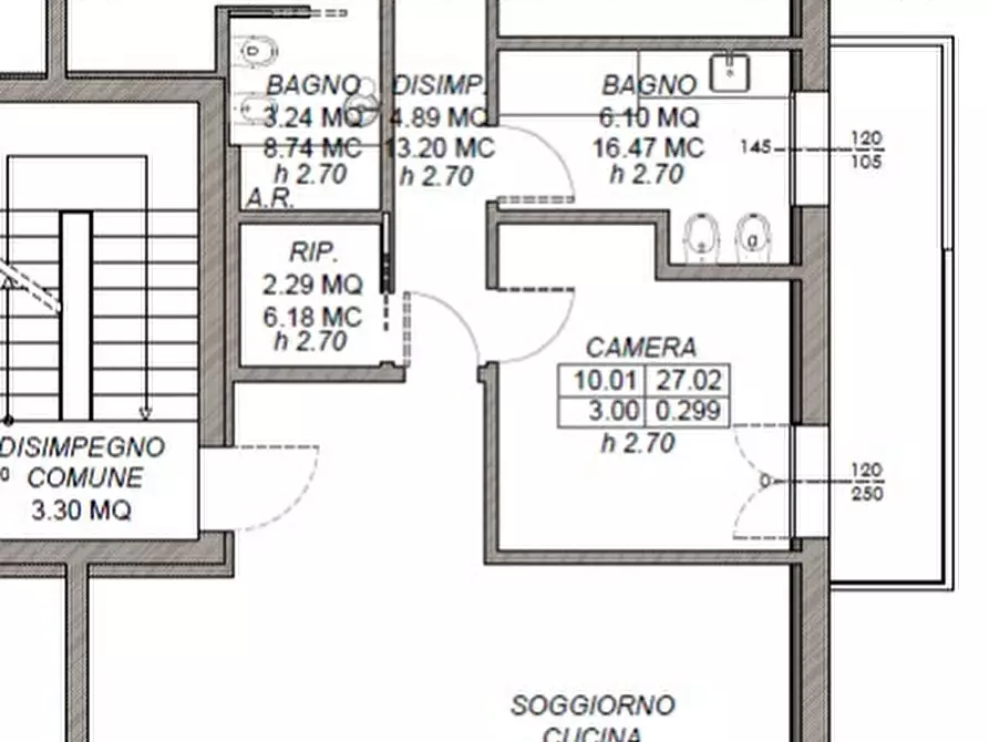 Immagine 31 di Appartamento in vendita  in Via Valle 35 a Vicenza