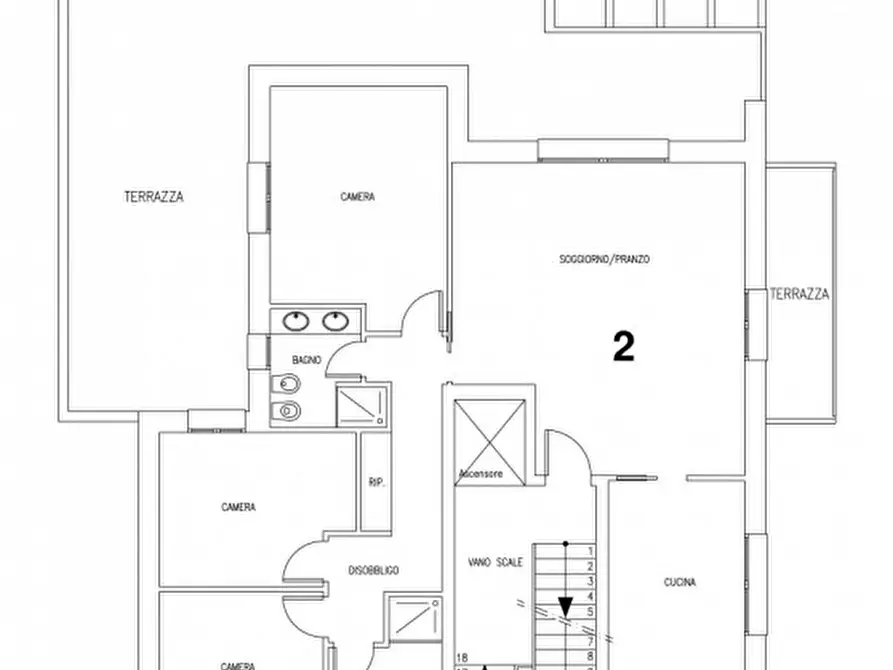 Immagine 24 di Appartamento in vendita  in via borromeo a Rubano